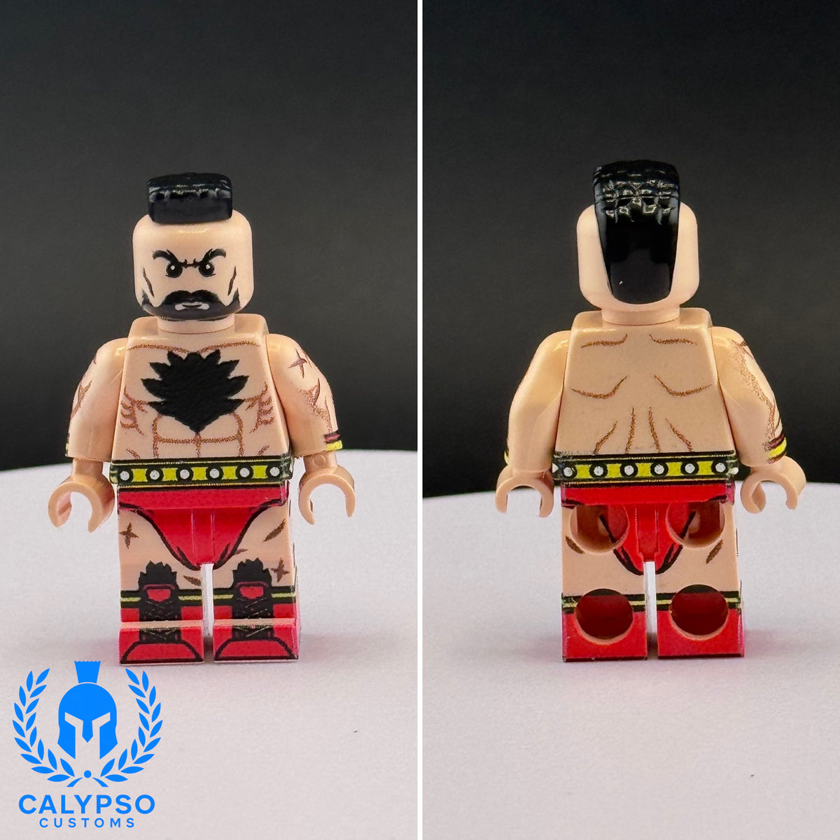 サニー カスタマイズソー Calypso Customs Zangief SF Custom Printed PCC Series Miniature
