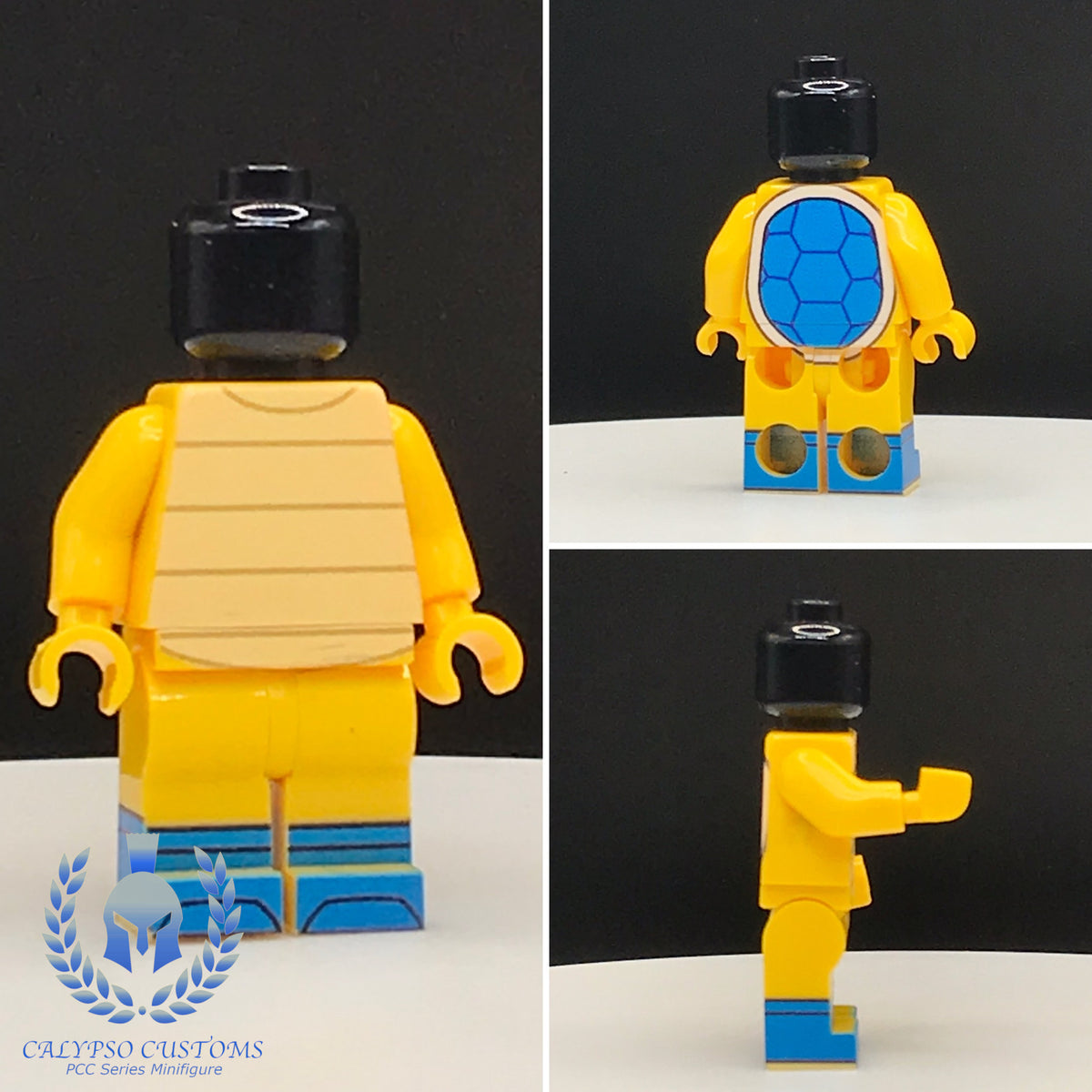 コッシーページ Calypso Customs Mario Blue Koopa Shell Suit PCC Series Minifigure Body