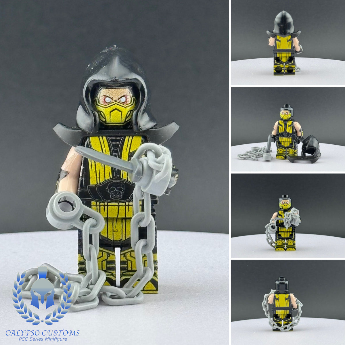 Calypso Customs Mortal Kombat Scorpion Custom Printed PCC Series