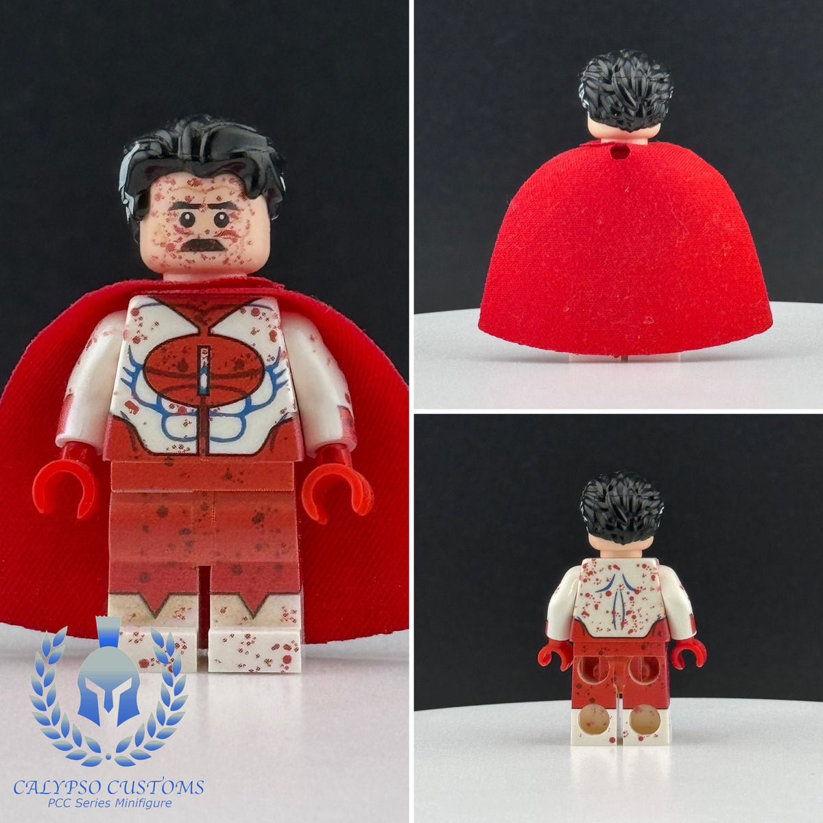 イップスマン様 Calypso Customs Bloody Omniman Custom Printed PCC Series Minifigure