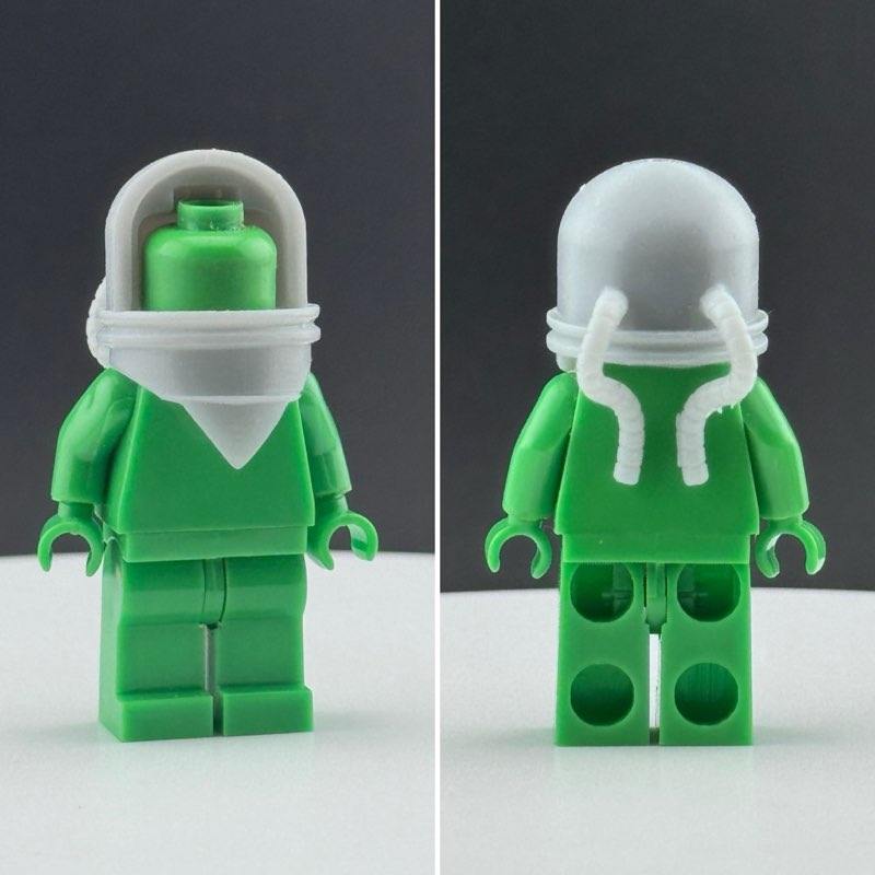 Calypso Customs Custom 3D Printed Space Kook Helmet Miniature Piece