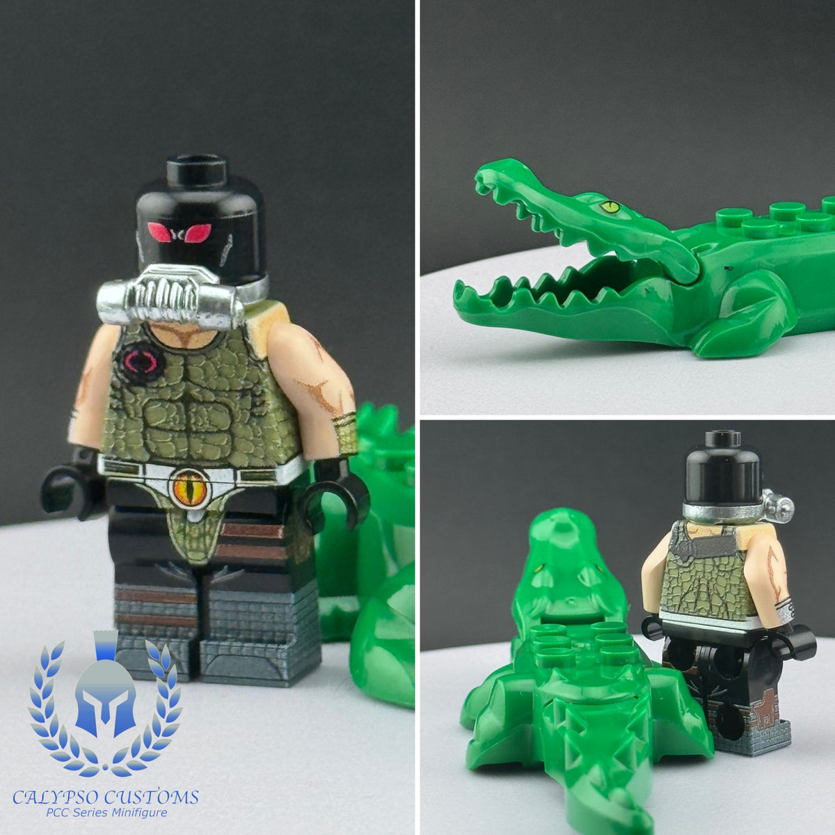 キャサコージー専用 Calypso Customs G.I. Joe Cobra Killer Croc Custom Printed PCC