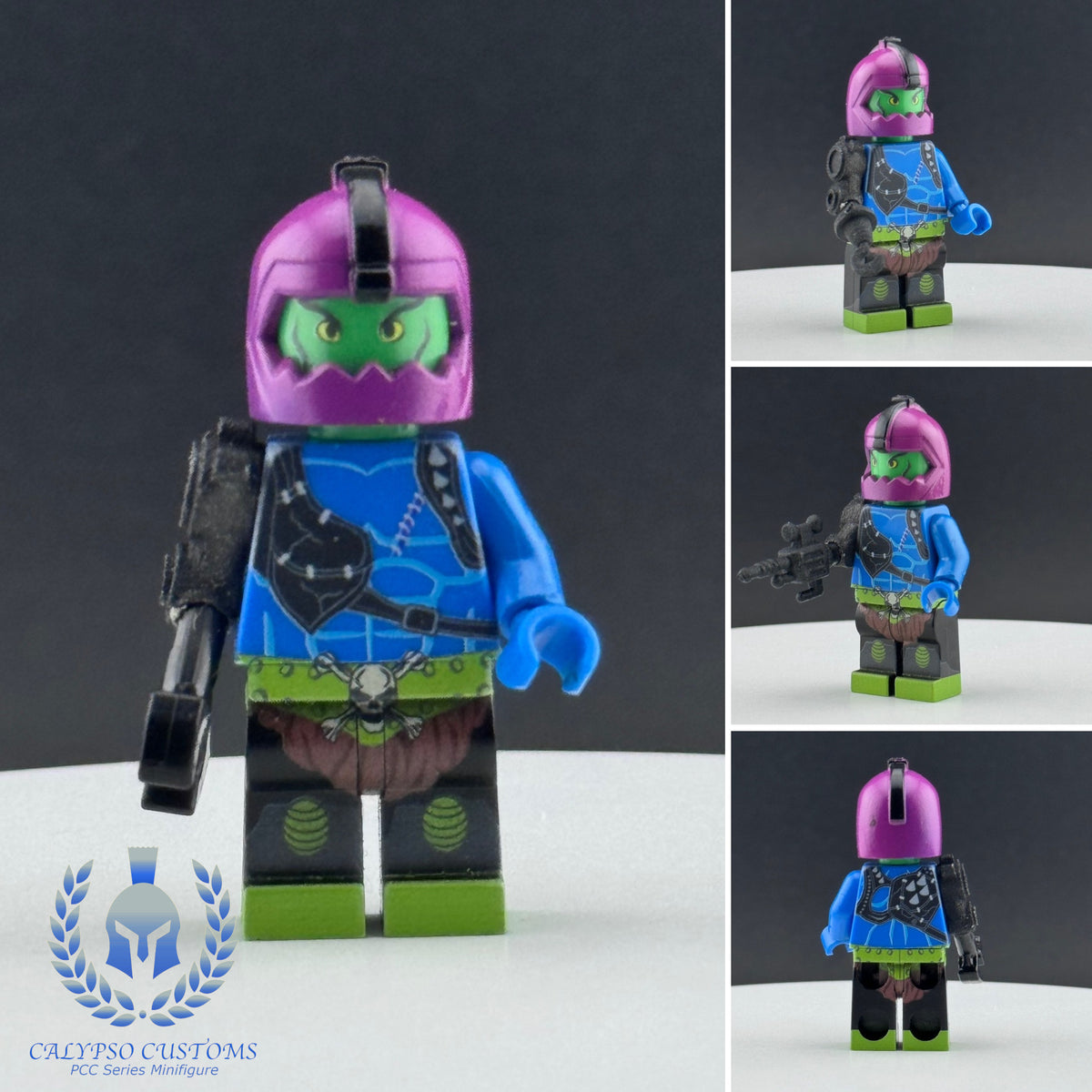Calypso Customs MOTU Trapjaw Custom Printed PCC Series Minifigure