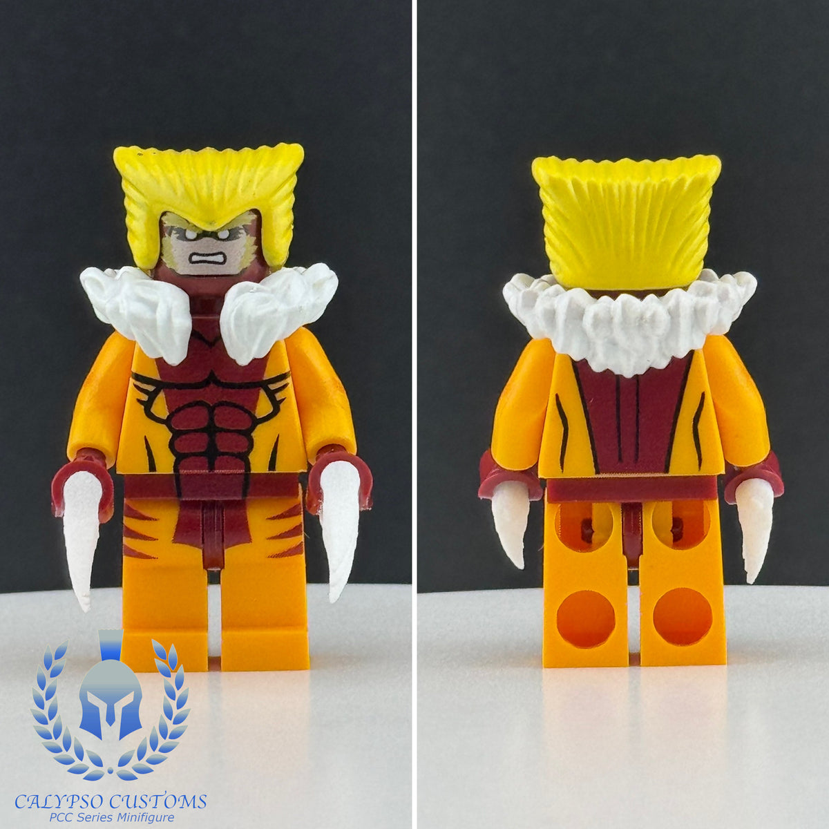 Sabertooth Custom Printed PCC Series Minifigure