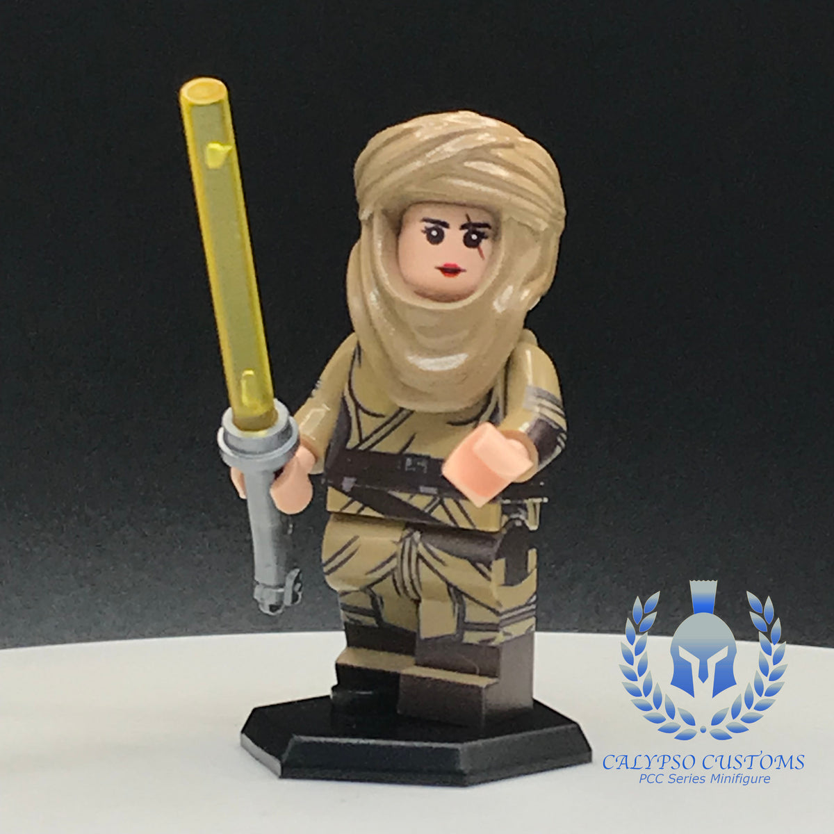Calypso Customs Jedi Concept Rey Custom Printed PCC Series Minifigure