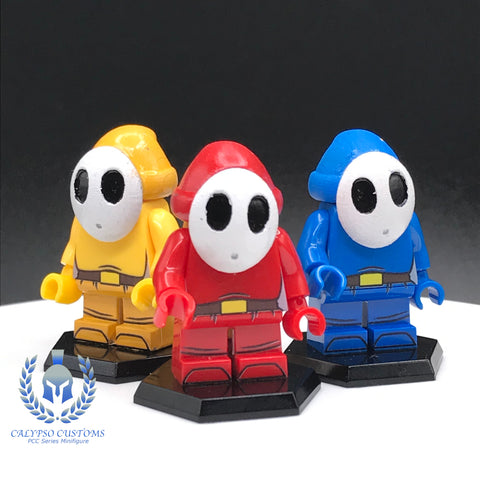 Mario, Shy Guys Pack Custom Printed PCC Series Miniature Figure Set