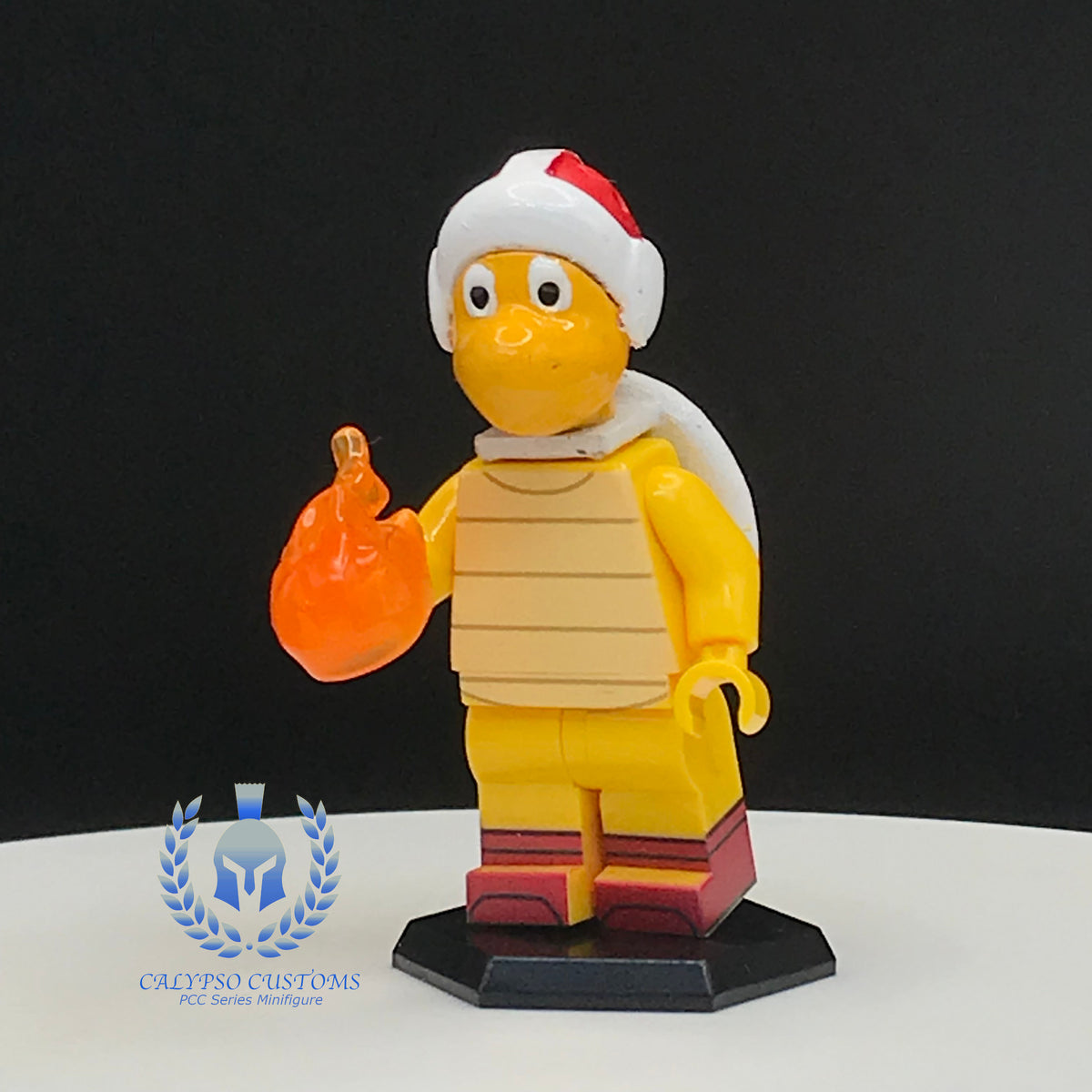 Calypso Customs Fire Bro Koopa Custom Printed PCC Series Minifigure