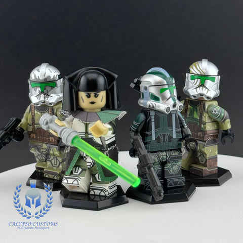 41st Elite Jedi/Clone Pack Custom Printed PCC Series Figure Set