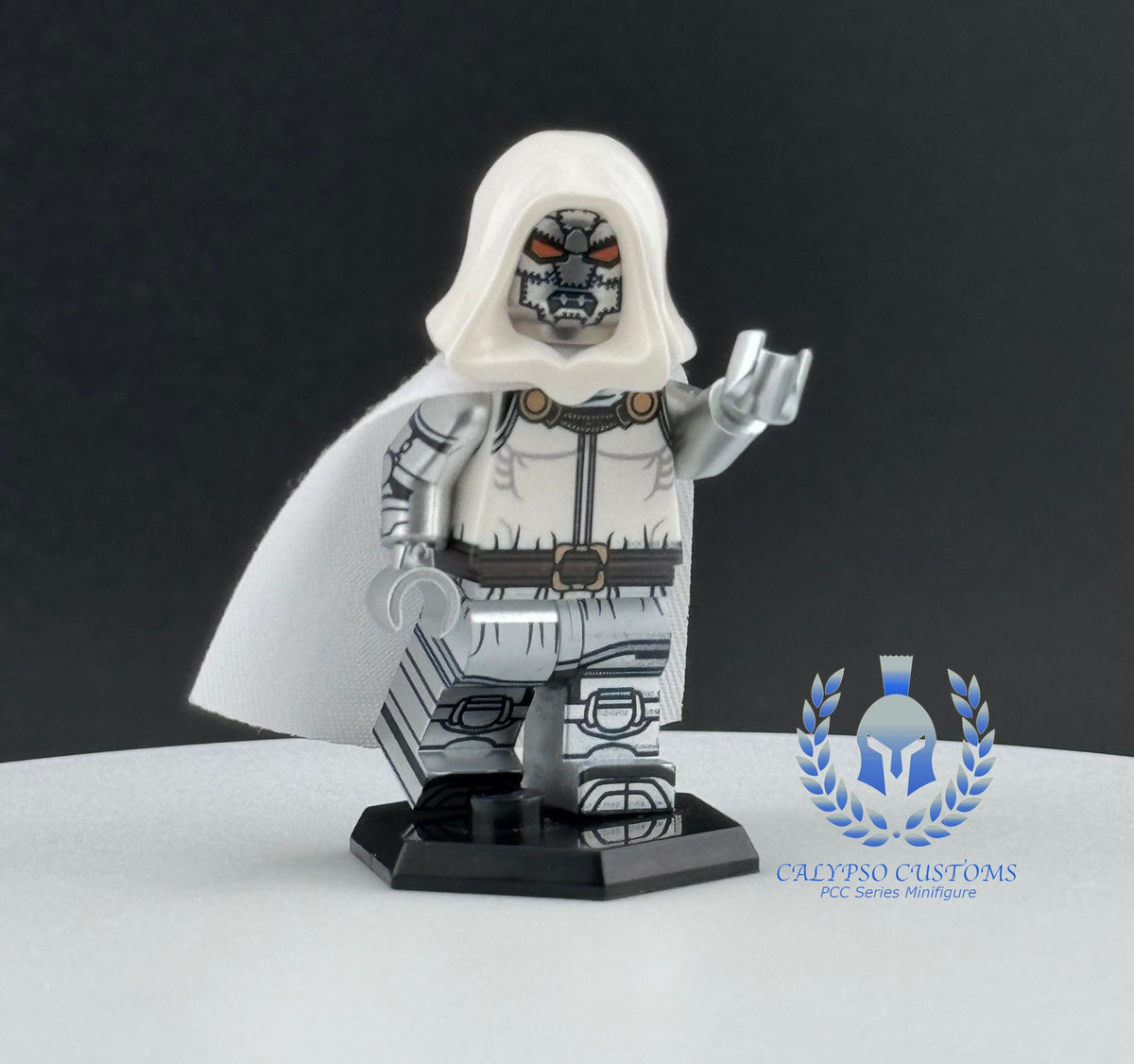 Calypso Customs Dr Doom White Edition V2 PCC Series Minifigure