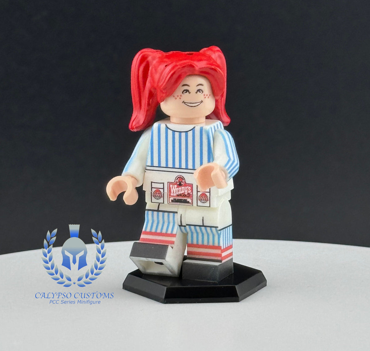 strapless open back dress Calypso Customs Scarlet Witch DX Custom Printed PCC Series Minifigure main image 0