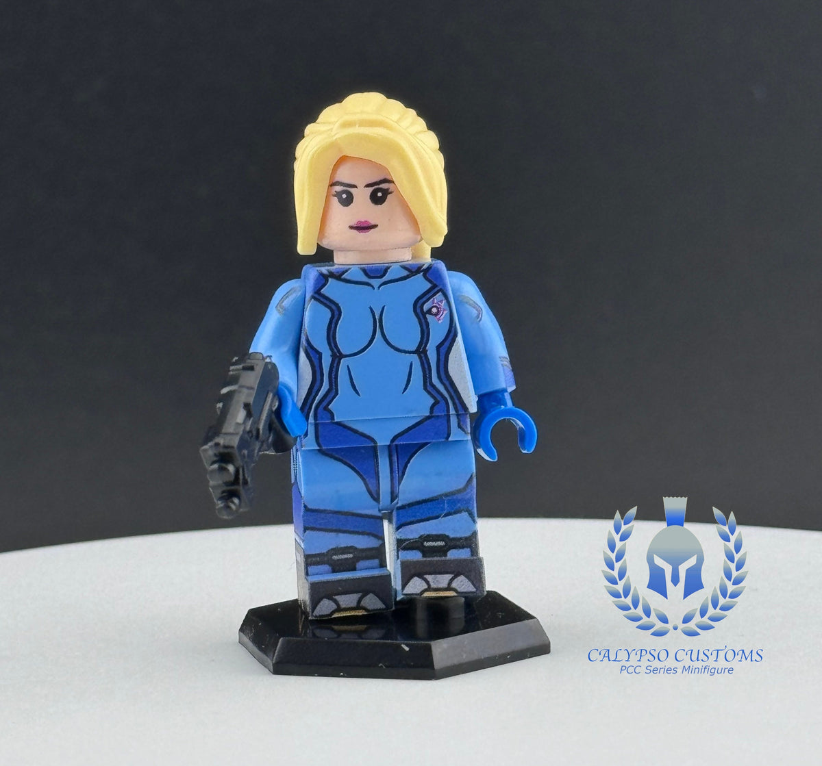 Calypso Customs Zero Suit Samus Custom Printed PCC Series Minifigure