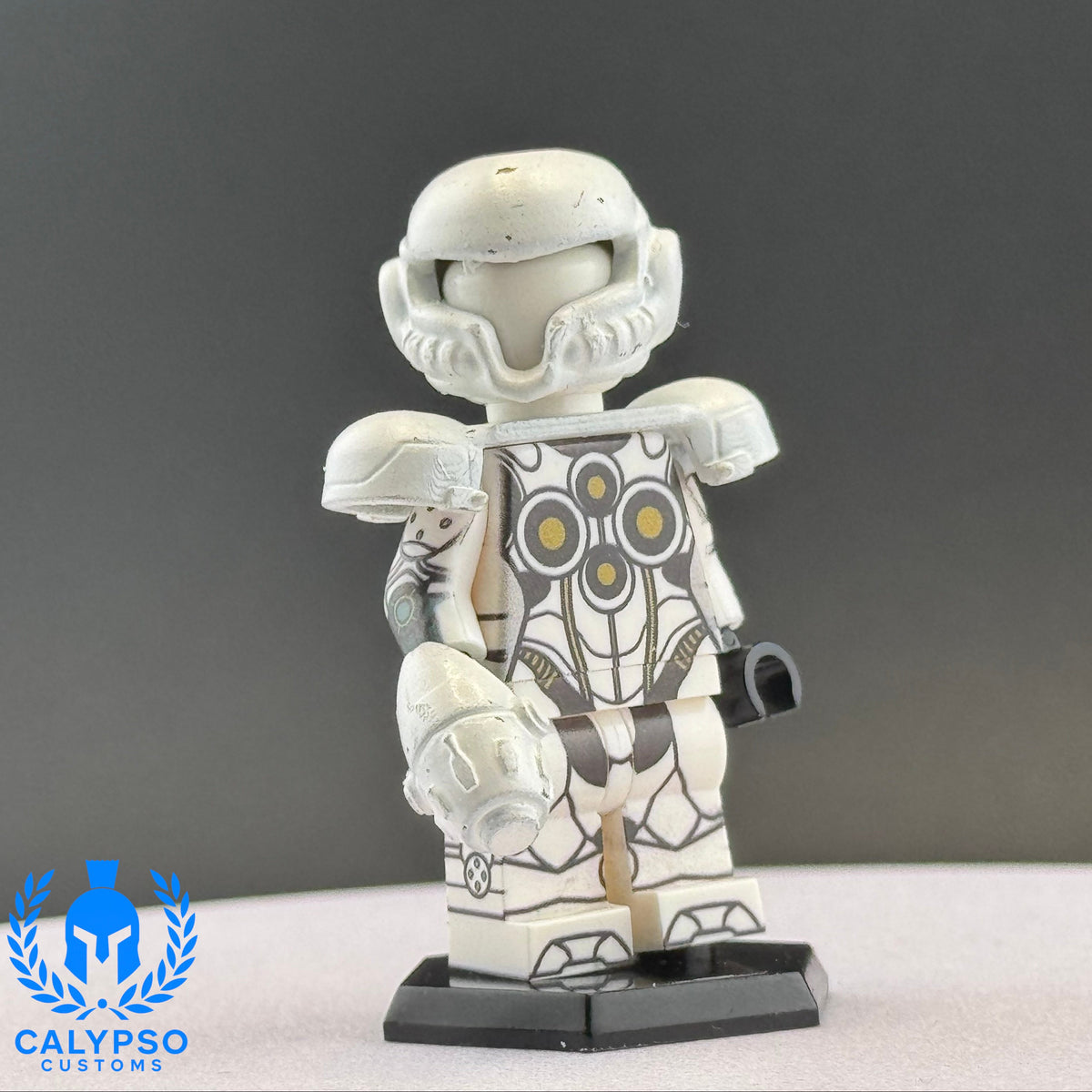 Calypso Customs Metroid Light Suit Samus Aran Custom UV Printed