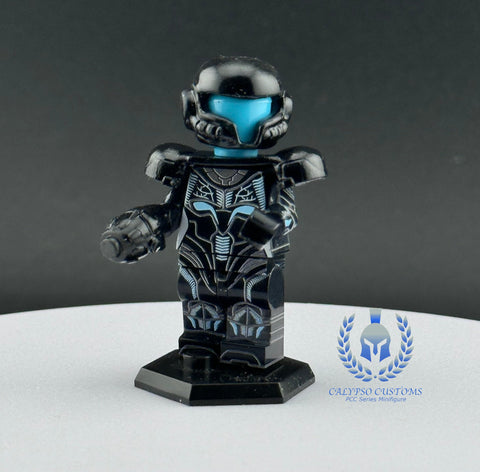 Metroid: Dark Suit Samus Custom Printed PCC Series Miniature Figure