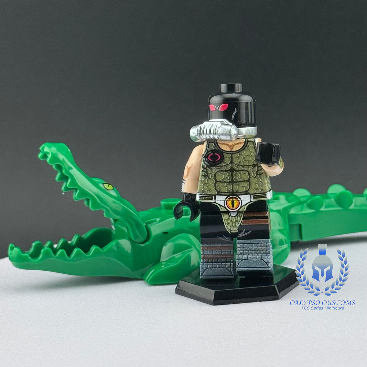 Calypso Customs G.I. Joe Cobra Killer Croc Custom Printed PCC