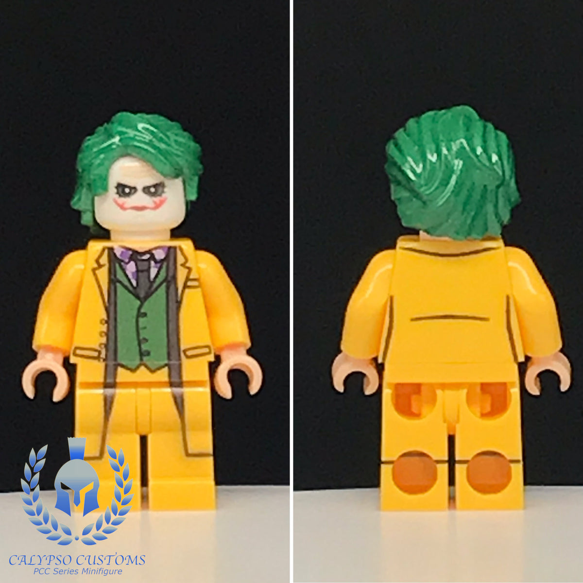 Custom lego joker outlet minifigure