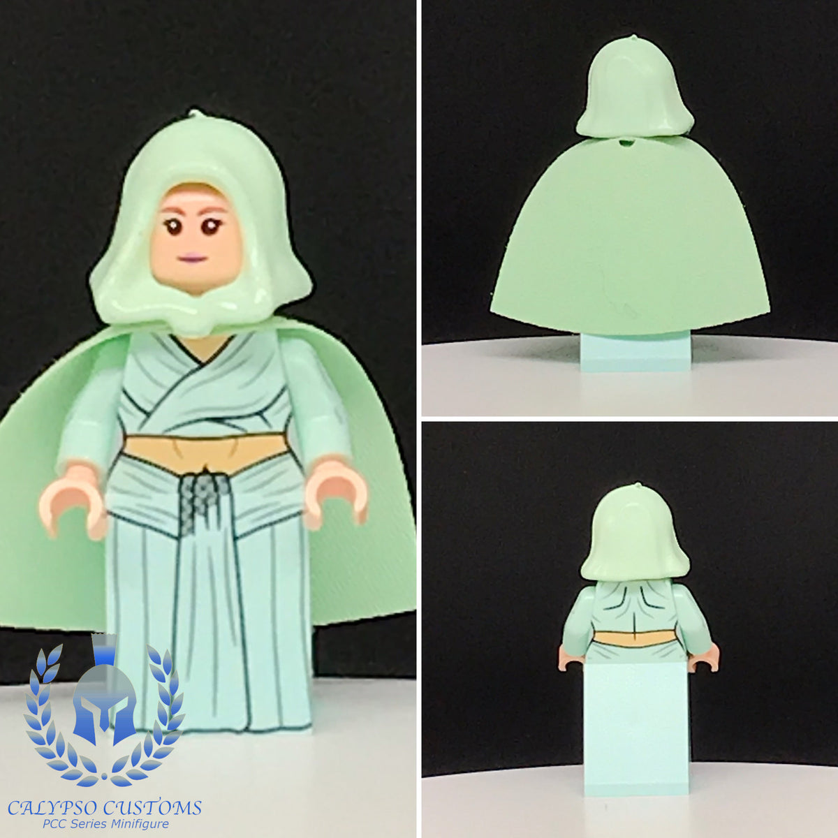 Calypso Customs Mint Dress Padme Custom Printed PCC Series Minifigure Calypso Customs Mint Dress Padme Custom Printed PCC Series Minifigure