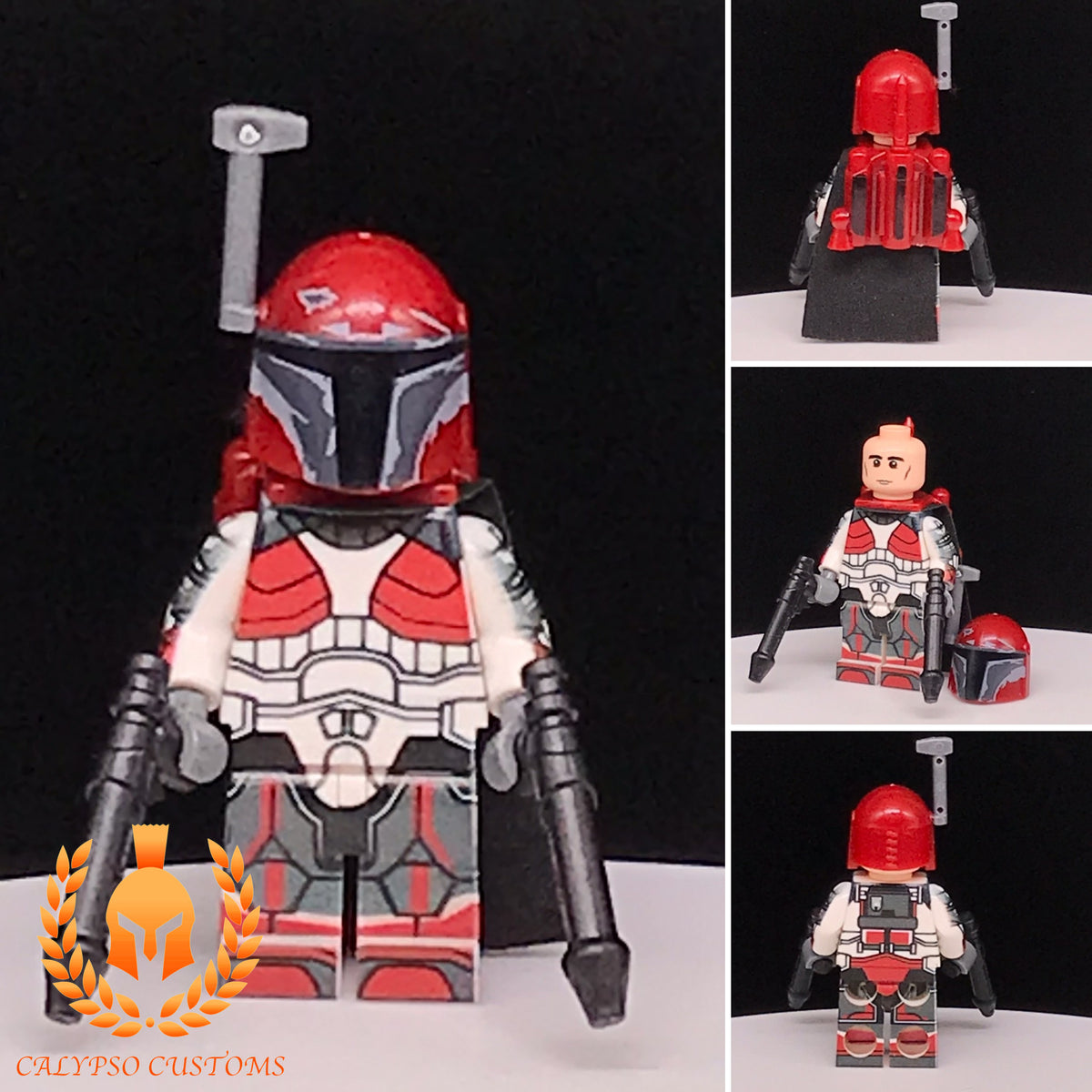 Calypso Customs Crimson Mandalorian Limited Custom Printed PCC