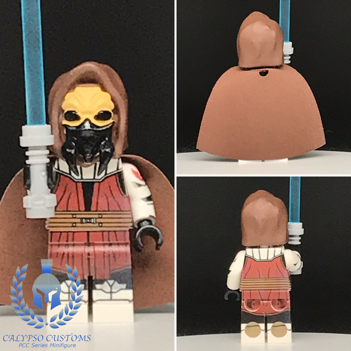 Calypso Customs Hooded Republic Armored Plo Koon DX Custom Printed