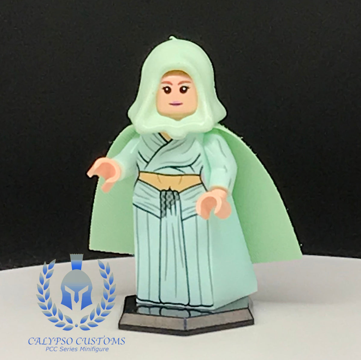 Calypso Customs Mint Dress Padme Custom Printed PCC Series Minifigure Calypso Customs Mint Dress Padme Custom Printed PCC Series Minifigure