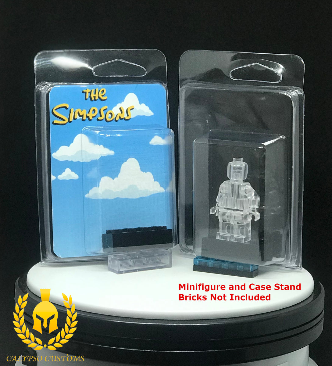 Calypso Customs Minifigure Display Case & Stranger Things Insert Card