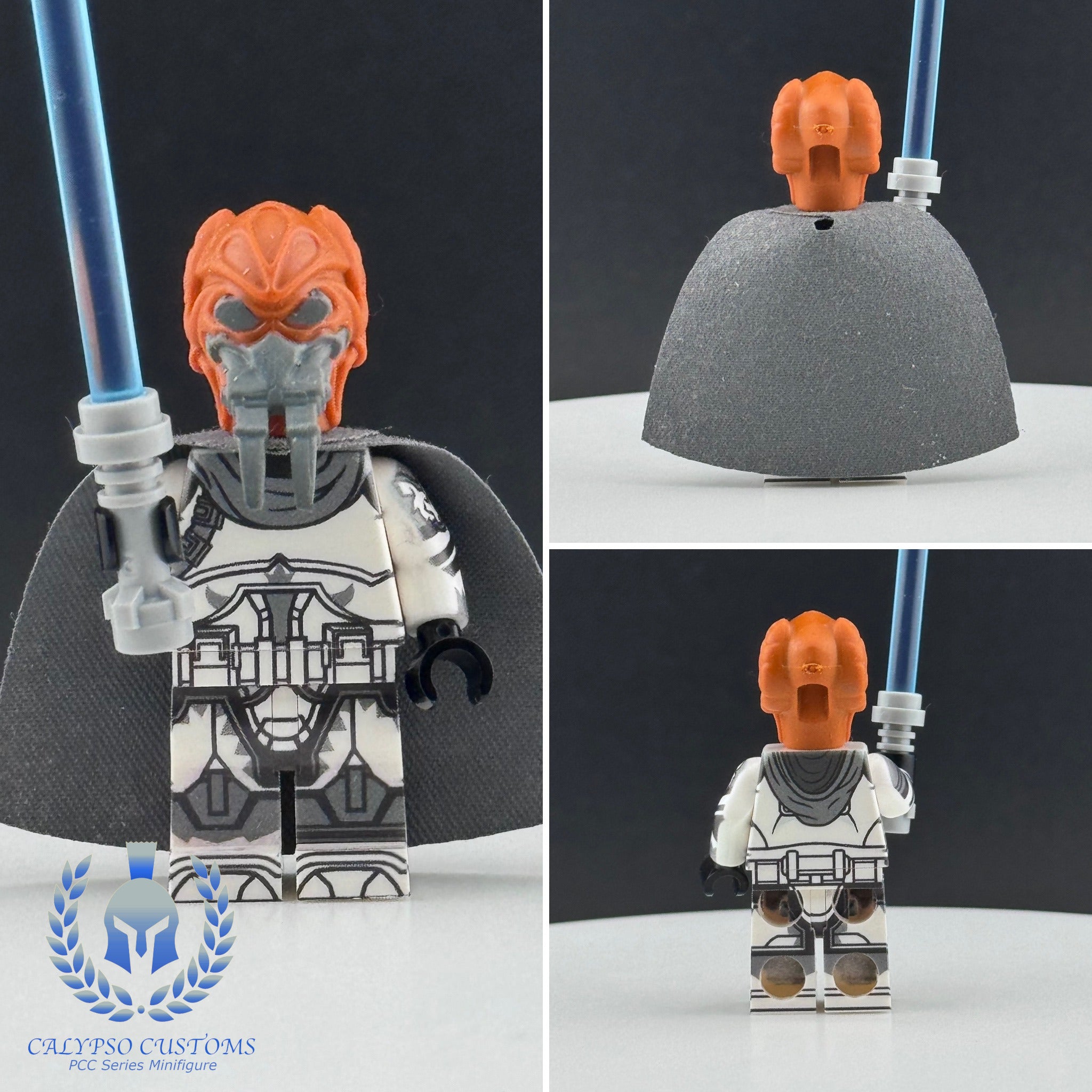 Calypso Customs Wolfpack Clone Armored Plo Koon Custom Printed PCC Series  Minifigure