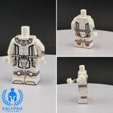 White Suit Magneto Armor Custom UV Printed PCC Series Miniature Body