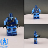 G.I Cobra MOTO Trooper Armor Custom UV Printed PCC Series Miniature Body