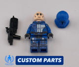 Blue Neo Crusader Mandalorian V2 Custom UV Printed PCC Series Miniature