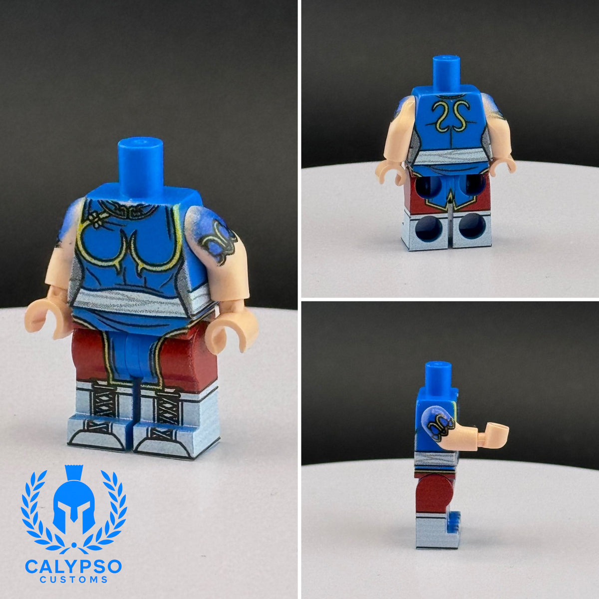 Calypso Customs Custom Printed Chun Li's Uniform PCC Series Miniature Body