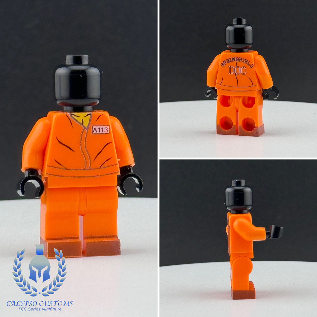 Calypso Customs Springfield Prisoner Jumpsuit PCC Series Minifigure Body