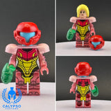 Metroid: Rose Smash Suit Samus Aran Custom UV Printed PCC Series Miniature