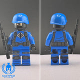 G.I. Joe Cobra Blue Officer Custom Printed UV PCC Series Miniature