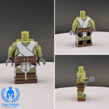 Jedi Temple Guard V5 Olive Robes Custom UV Printed PCC Series Miniature Body