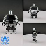 Silver Zakuul Knight Armor Custom UV Printed PCC Series Miniature Body