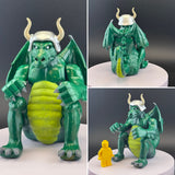 Custom 3D Resin Printed Granamyr Green DX Painted Epic Scale Figure KIT