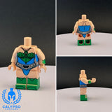 Ocean Warrior Priesress Outfit Custom UV Printed PCC Series Miniature Body