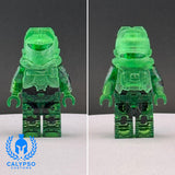 Transparent Green Spartan Reach Scout Custom UV Printed PCC Series Miniature