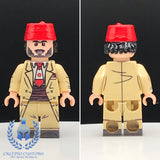 Indiana Jones Sallah Custom Printed PCC Series Minifigure