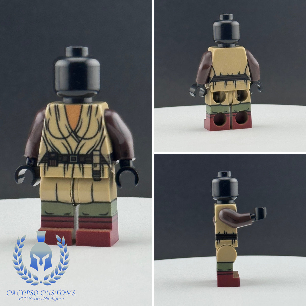 Calypso Customs Jedi Tactical Jungle Robes PCC Series Minifigure Body