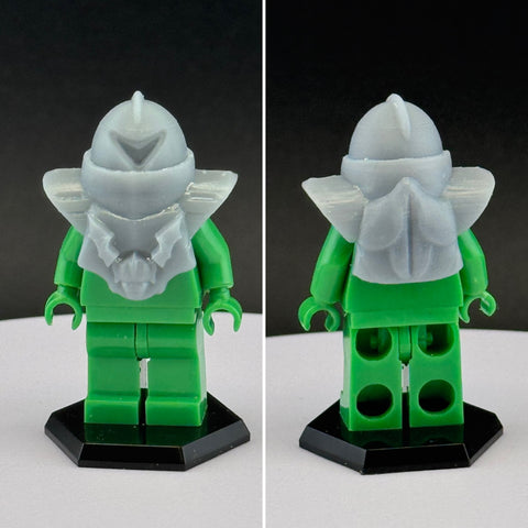 Custom 3D Printed Horde Trooper Armor Miniature Gray Body Piece