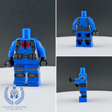 Cobra Female Blue Trooper Outfit Custom Printed PCC Series Miniature Body
