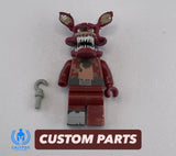 FNAF Nightmare Foxy Custom UV Printed PCC Series Miniature
