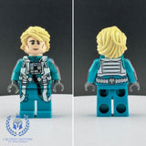 Teal Blue Rebel Pilot Custom Printed PCC Series Miniature