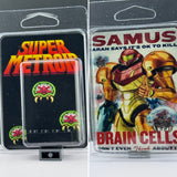 Samus Metroid Theme Minifigure Display Case