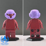 Custom 3D Printed Purple Samus Hunter Helmet Miniature Piece