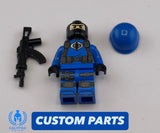 G.I. Joe Cobra Blue Officer Custom Printed UV PCC Series Miniature