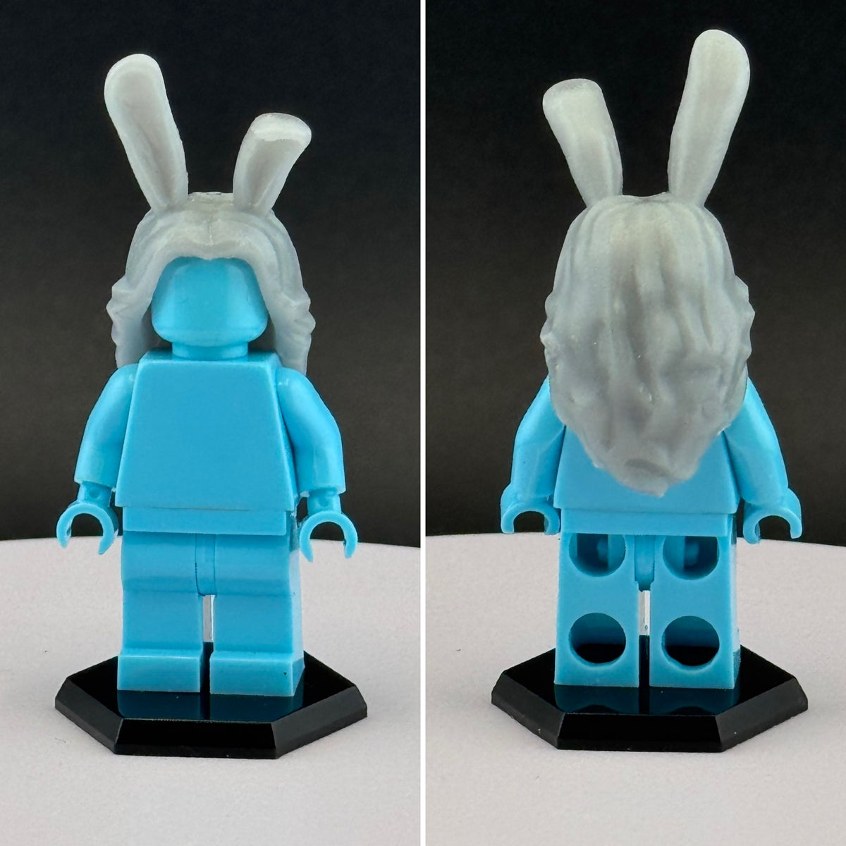 Calypso Customs Custom 3D Printer White Rabbit Hairpiece Miniature Piece