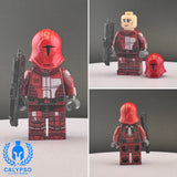 Red Neo Crusader Mandalorian Custom UV Printed PCC Series Miniature