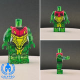 Metroid Corrupted Hologram Hunter Armor Custom UV Printed PCC Series Miniature Body