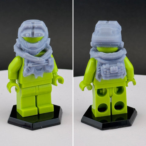 Custom 3D Printed Reach JUN Spartan Armor Miniature Gray  Pieces